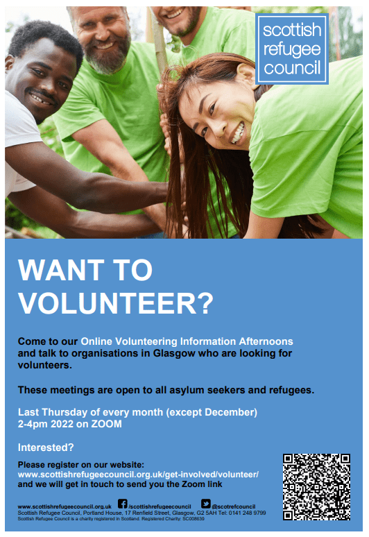 Want to Volunteer? - Scottish Refugee Council