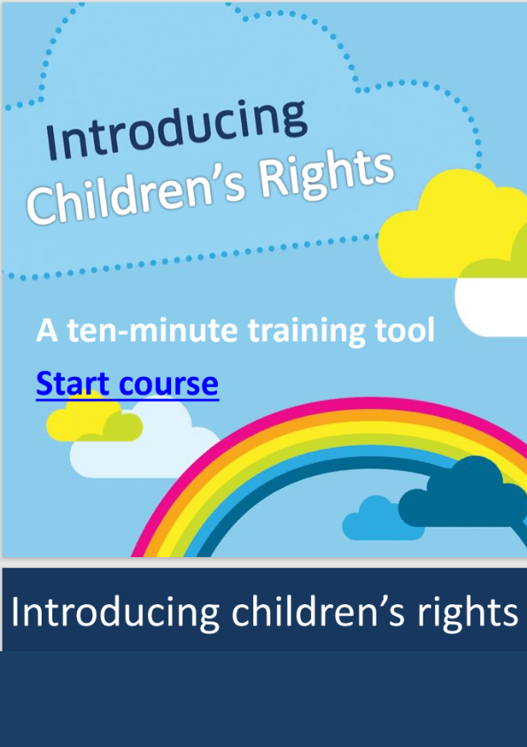 Children's Rights toolkit front cover