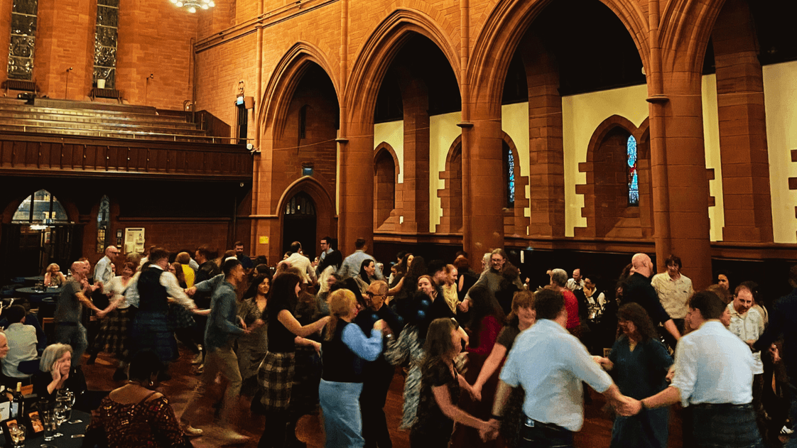 Ceilidh dancing