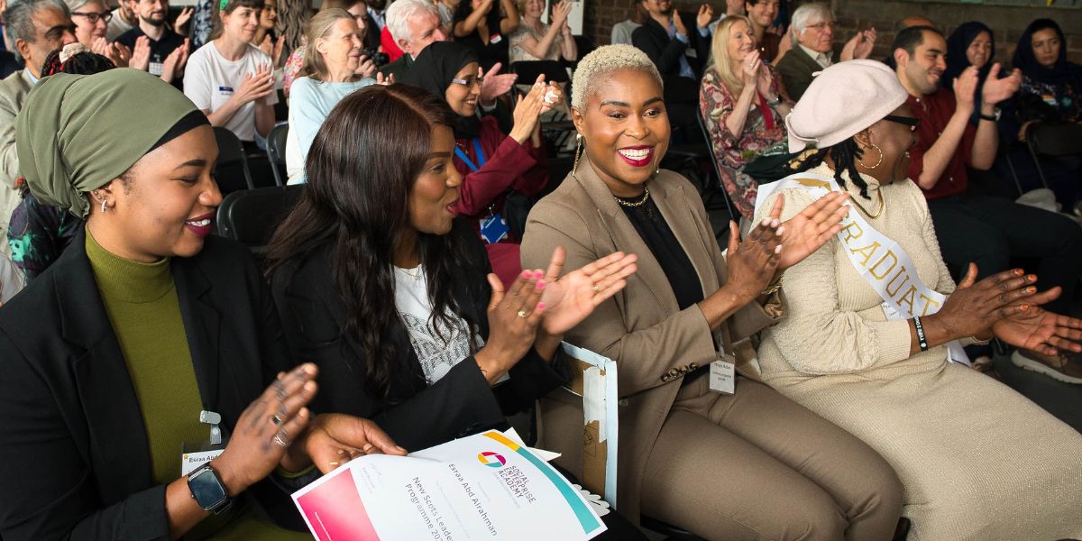 New Scots Leadership Programme graduation - celebrate - Becky Duncan